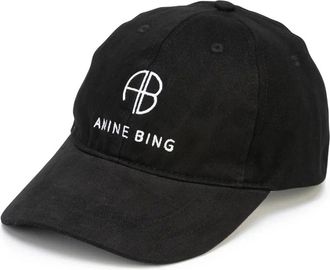 Anine Bing Caps, female, Black, Size: ONE SIZE Stylish Baseball Cap