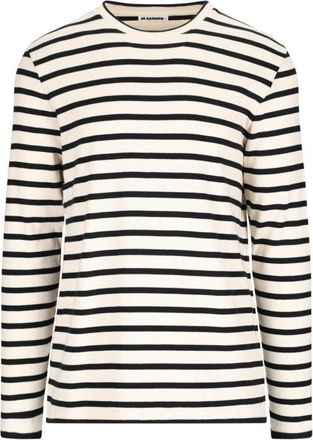 Jil Sander Striped T-Shirt - Ivory
