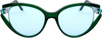 Silvian Heach Taryn Sun 20111 Womens Sunglasses Green Size 51