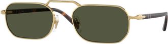 Persol Stijlvolle zonnebril in zwart - Heren - Zonnebrillen - Geel - 57 MM - Accessoires