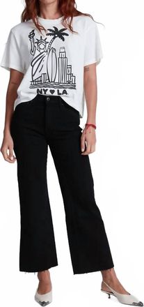 ASKK NY Shrunken Boy Tee In White And Black