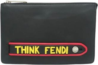 Fendi Pre-owned Clutches, male, Black, Size: ONE SIZE Pre-owned Clutch bag