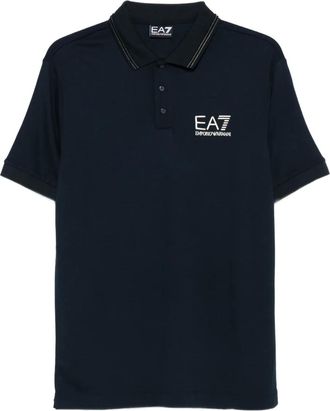 Emporio Armani Polo con logo - Blu