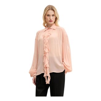 Aniye By Dames, Blouses & Shirts, Oranje, Maat: M Viscose