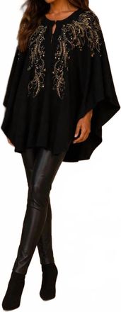 Flying Tomato Gilded Cape In Black
