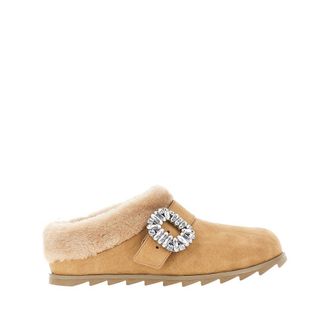 Roger Vivier Suede leather Slidy Viv mules Woman 36