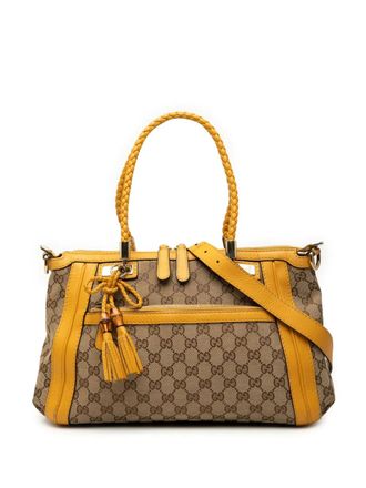 Gucci 2000-2015 GG Canvas Bella satchel - women - Canvas/Leather - One Size - Brown