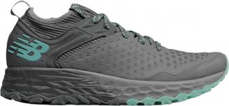 New Balance Womens Fresh Foam Hierro V4 Trail Shoe In Grey Green