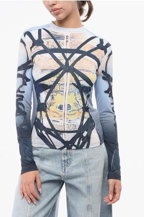 Y / Project Printed Crew-neck T-shirt size S