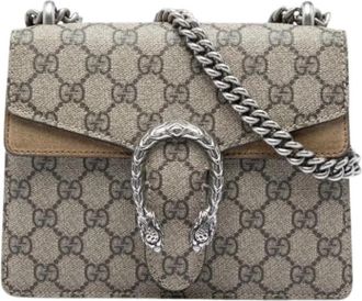 Gucci Pre-owned Dionysus Crossbody - Dames - Vintage Schoudertas - Beige - ONE Size - Leer - Vintage