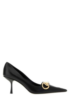 Gucci Black Leather Pumps