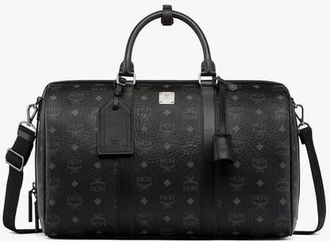 MCM Ottomar Weekender Bag in Visetos in Black at Nordstrom