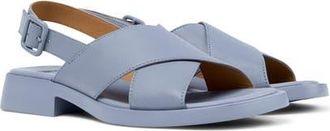 Camper Dana X-Strap Sandal in Light Pastel Blue at Nordstrom, Size 35