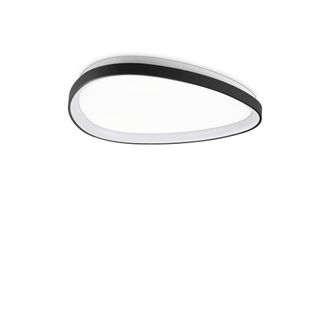 Netlighting Gemini 61cm LED Integrated LED Semi Flush Ceiling Light Black 2700K