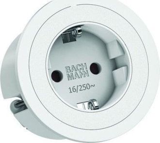 Bachmann Enchufe Pix 1xcee7/3 Enchufe Blanco Ral 9010