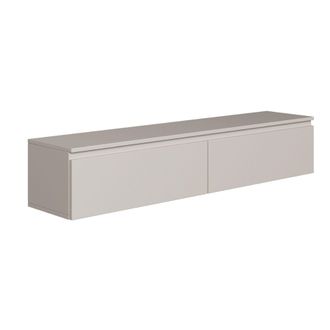 Selsey Selsey - Bemmi -mueble De Tv Suspendido Con 2 Puertas -150 Cm -greige
