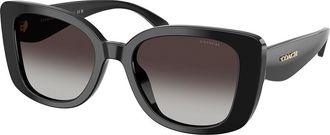 Coach HC8450U CDP48 50028G Womens Sunglasses Black Size 52