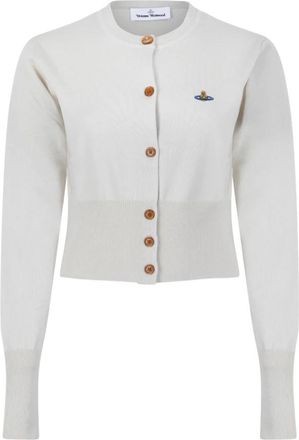 Vivienne Westwood Truien - Dames - Vesten - Wit - S - Wol - Truien & Vesten
