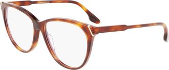 Victoria Beckham Brown Acetate Glasses Womens (Frames)