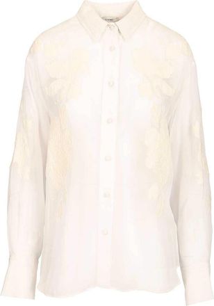 Forte_Forte Iris Velvet Embroidery Organza Shirt