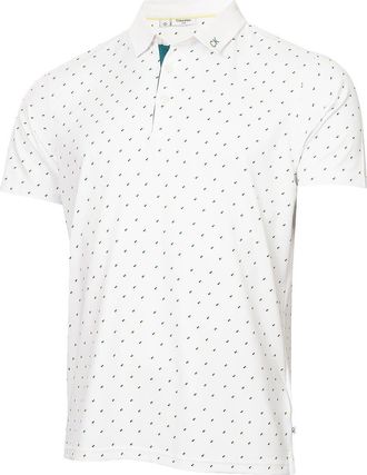 Calvin Klein Mens Riverton Polo Shirt - White - L