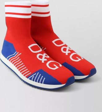 Dolce & Gabbana logo-knit sock sneakers