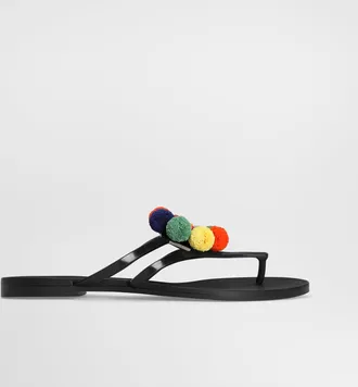 Dolce & Gabbana Beachwear - Woman Slides And Mules Multi-colored 35