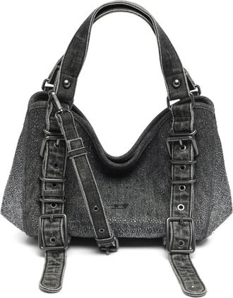 Diesel D-One Small Handtas - Dames - Tassen - Zwart - Maat: ONE Size Katoen