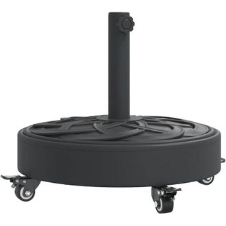 vidaXL Base Sombrilla Redonda Ruedas Para M&aacute;stiles &Oslash;38 / 48 Mm 27 Kg Vidaxl