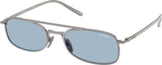 Prada PR D59S 5AV40Q Mens Sunglasses Silver Size 54