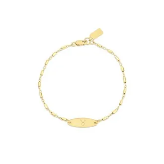Set & Stones Zodiac Sign Bracelet in Gold /Taurus at Nordstrom