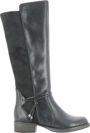 Rieker Z9564 High Boot - Dames - Hoge Laarzen - Zwart - 41 EU - Schoenen