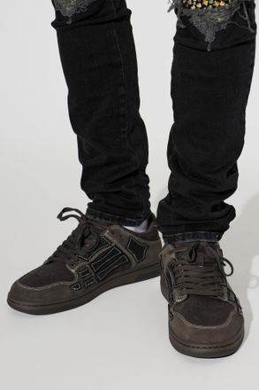 Amiri Skel Top Low Sports Shoes, Mens, Brown