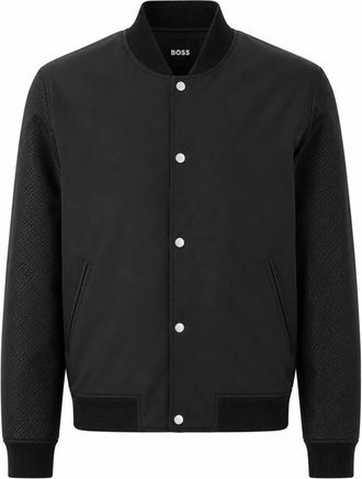 HUGO BOSS Giacca Bomber - - Jackets - Uomo - Nero - 2XL