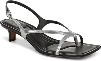 Vince Posie Slingback Sandal in Silver at Nordstrom, Size 5.5