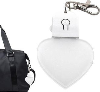 Generic Light Up Heart for Bag,Purse Pendant | Purse Glow Heart Light LED Handbags Lamp Portable Pendant for Women Girls