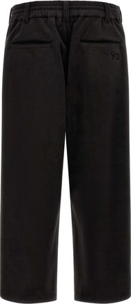 Yohji Yamamoto Mens Black Recycled Polyester Joggers (workout Pants)