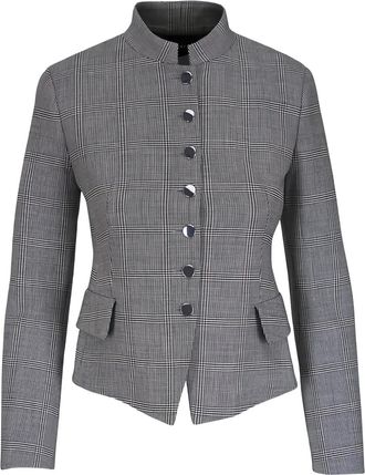 Akris Giacca Deva a quadri - Grigio