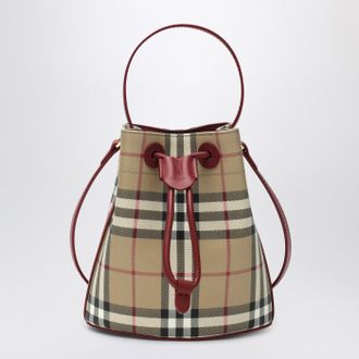 Burberry Check Mini Bucket Bag