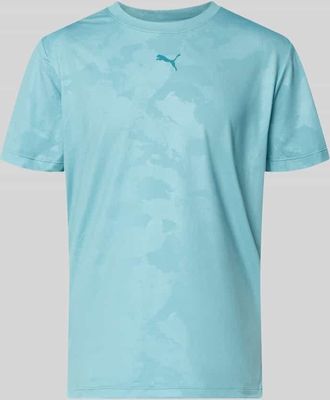 Puma T-Shirt mit Label-Detail Modell CLOUDSPUN in Aqua, Gr&ouml;&szlig;e M