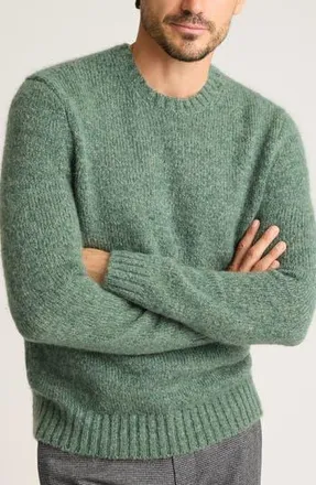 Bonobos Luxe Mohair & Wool Blend Crewneck Sweater in Green at Nordstrom Rack, Size X-Large