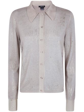 Avant Toi Shirt Cashmere Hand Painted Cashmere Shirt With Check Lamin