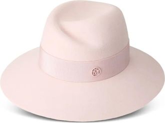 Maison Michel Cappello con applicazione - Rosa