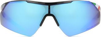 Salice 004 ITA RWP Polarized NERO/RW P BLU Mens Sunglasses Black Size Standard