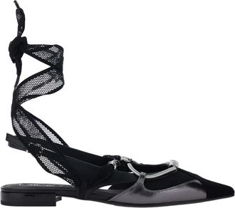 Pinko Gianira Ballerina - Dames - Ballerinas - Zwart - 36 EU - Leer - Schoenen