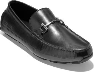 Cole Haan Wyatt Leather Bit Driver Loafer in Black at Nordstrom Rack, Size 10.5