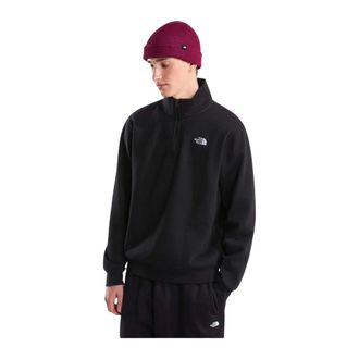 The North Face Evolution Simple Dome Regular 1/4 Zip - Heren - Sport - Zwart - Maat: XS Katoen