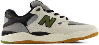 New Balance Hombre NB Numeric Tiago Lemos 1010 en Blanco/Verde, Gamuza/Malla, Talla 42.5