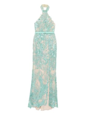 Saiid Kobeisy Embroidered Long Dress