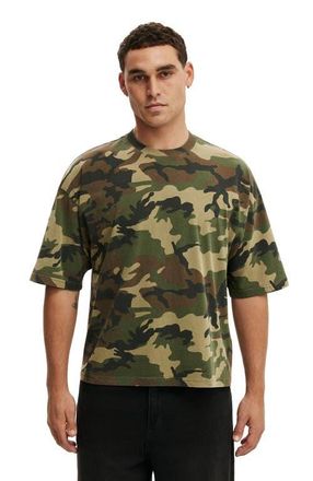 Cotton On Mens Cropped Fit T-Shirt in Dark Camo Wash at Nordstrom, Size Xx-Small